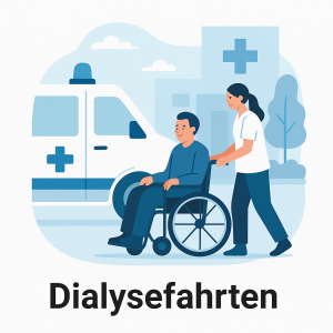 Unser Service für Dialysepatienten sorgt für eine pünktliche und bequeme Beförderung.